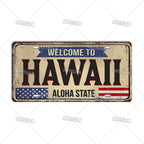 USA Landmark License Plate