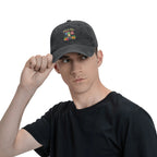 Hispanic Heritage Month Puerto Rico Coqui Frog Taino Symbol Baseball Cap