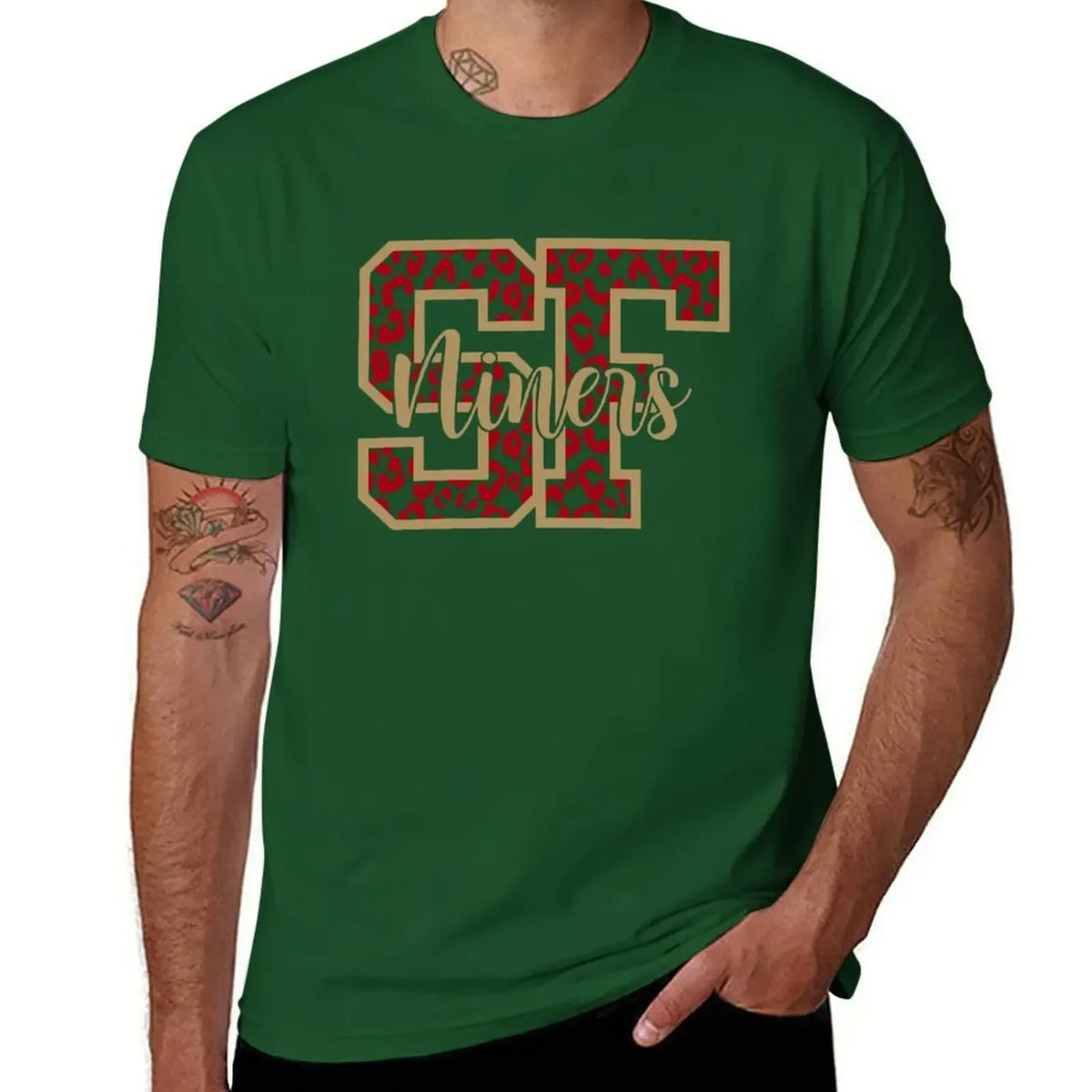 SF Football 49ers Niners T-Shirt graphic shirts