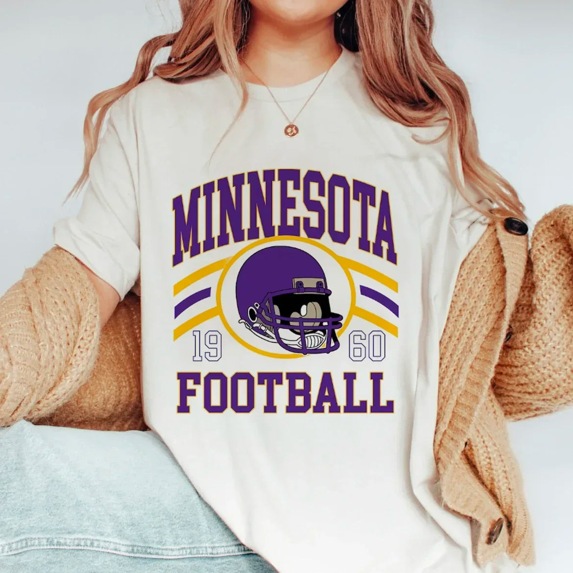Minnesota Football Shirt Women's Short Sleeve