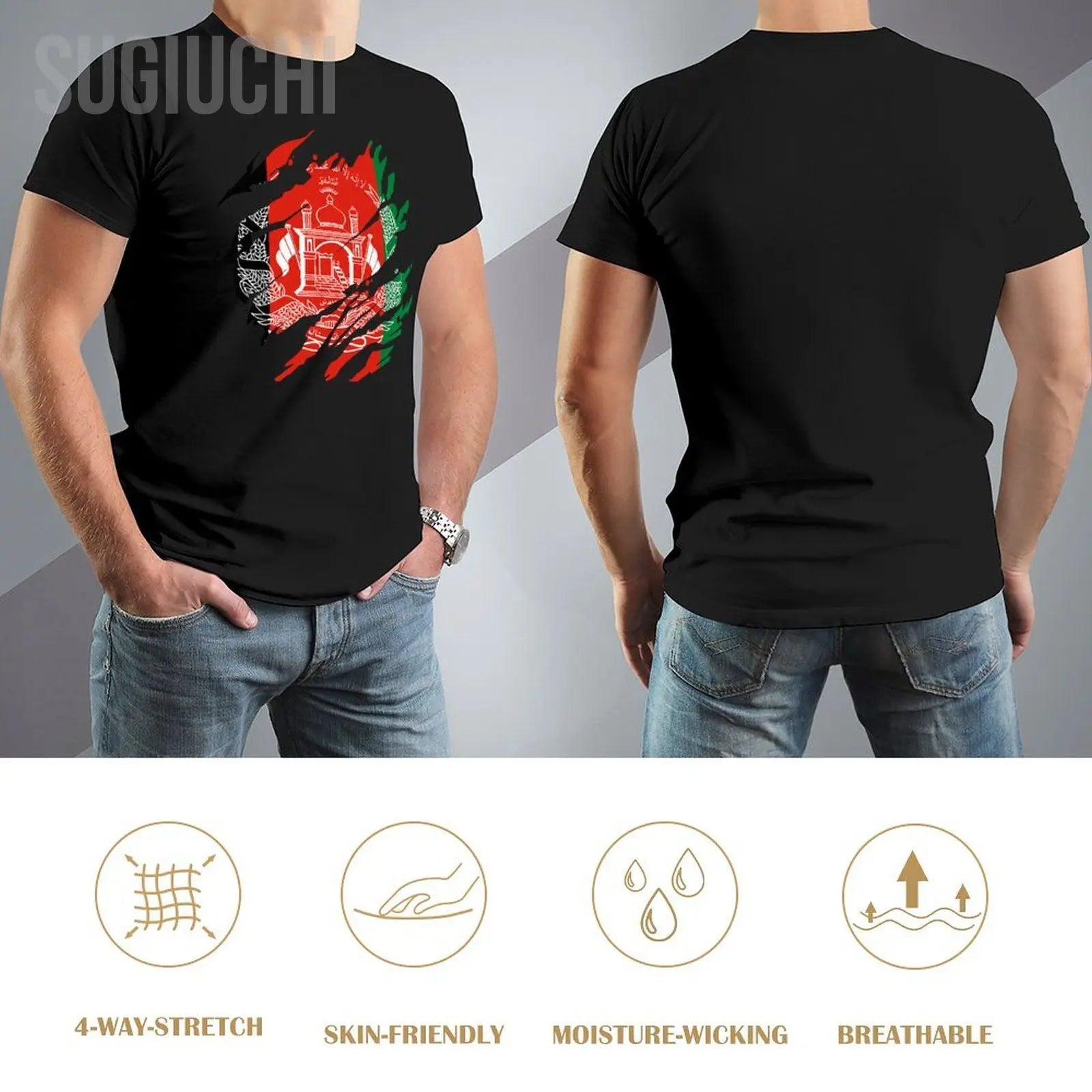 Afghan Flag T-shirt