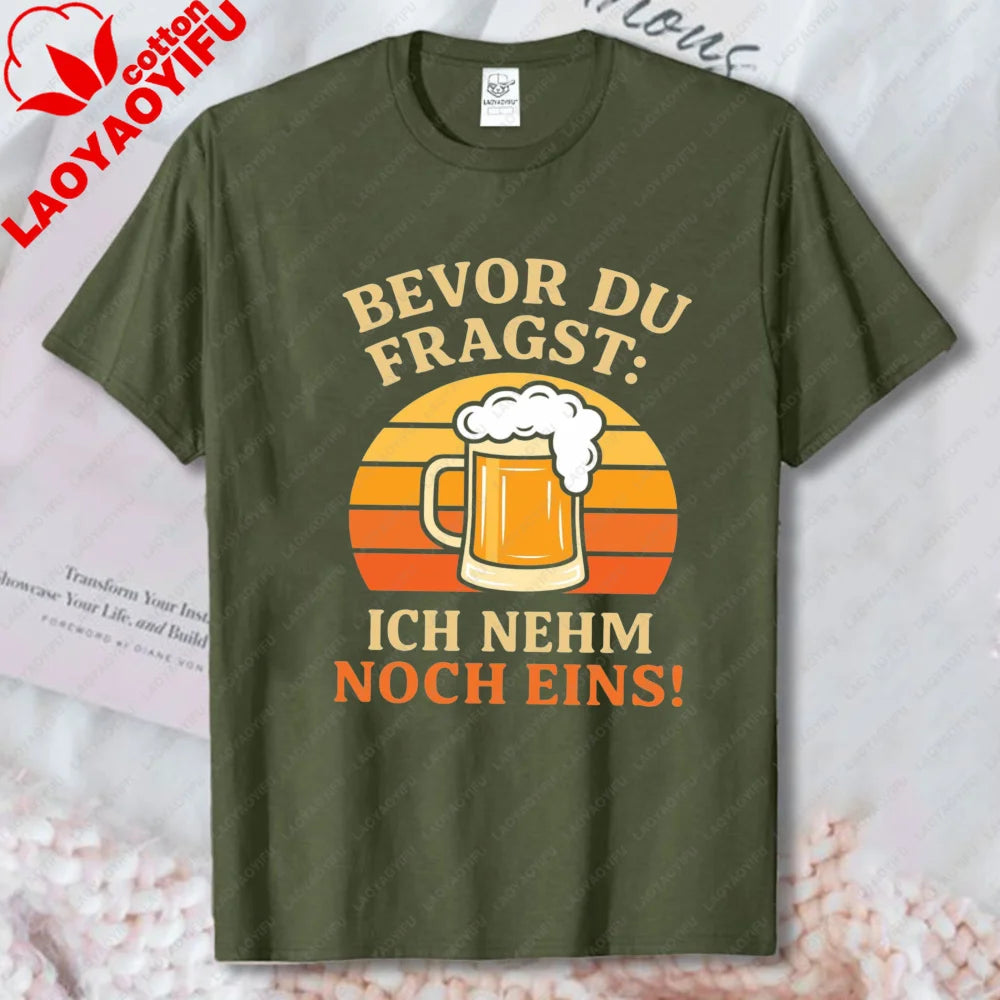 Trendy Saying T-shirts in German Beer & Oktoberfest