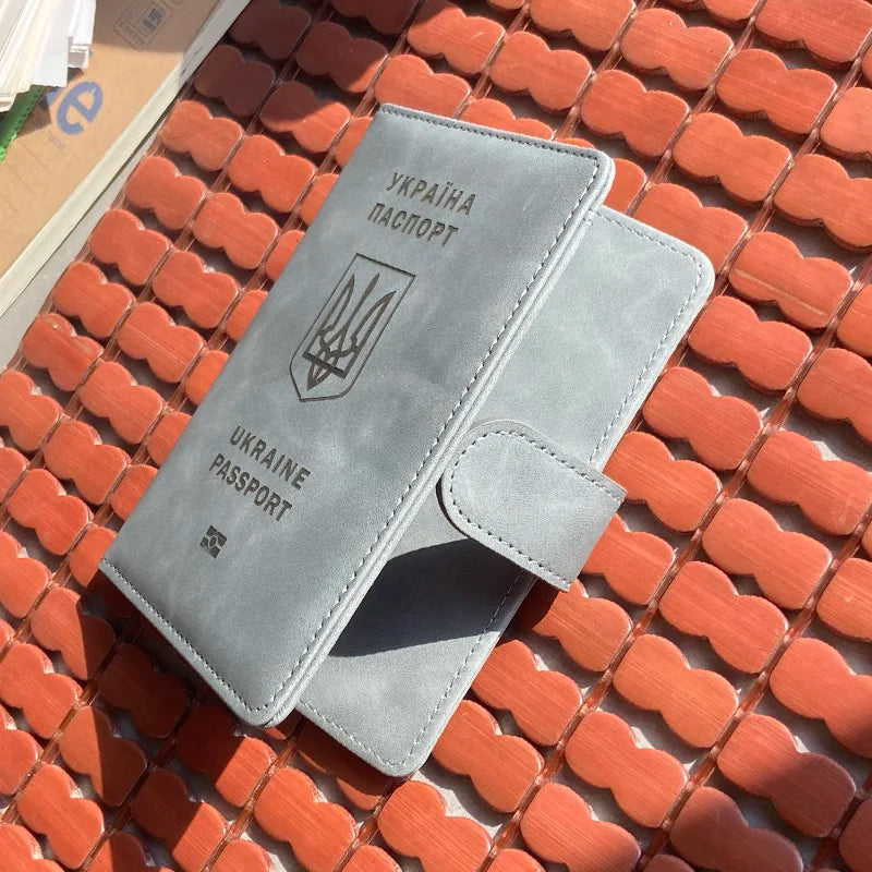 Ukraine Passport Cover Pu Case