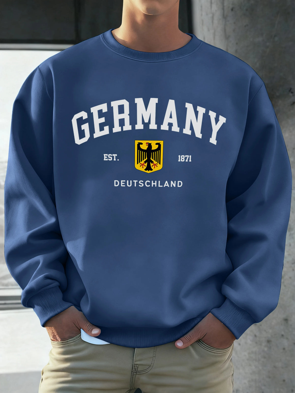 Germany Deutschland National Emblem Print Men Sweatshirt