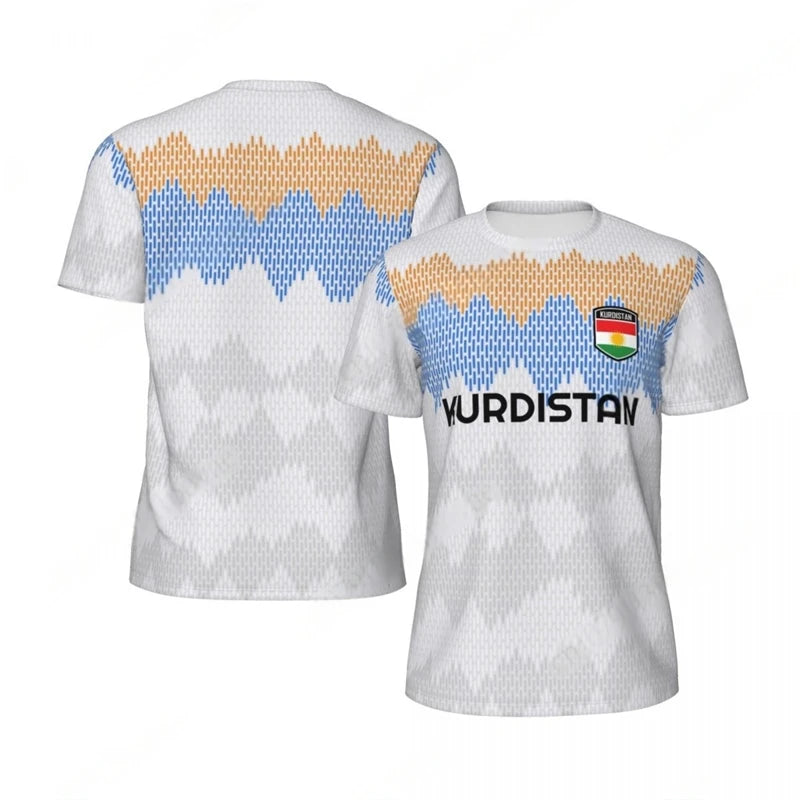 KURDISTAN 3D Print Sports Quick-dry Breathable Men T-shirt