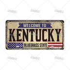USA Landmark License Plate