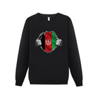 هوديز رجالي ونسائي علم أفغانستان شعار أفغاني بغطاء للرأس كنزات رياضية بياقة دائرية بنمط الهيب هوب قطن للجنسين