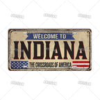 USA Landmark License Plate