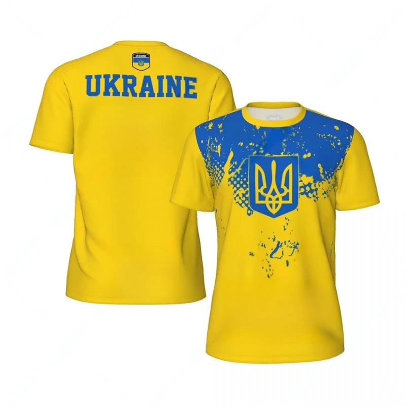 UKRAINE Flag 3D Sport Quick