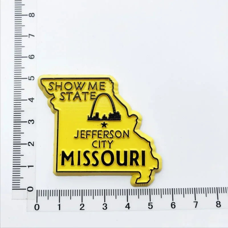 U.S. States Refrigerator Magnet