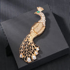 Luxury and fashionable peacock pin