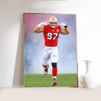 N-Nick B-Bosa Poster Self-adhesive Art  Paper Sticker