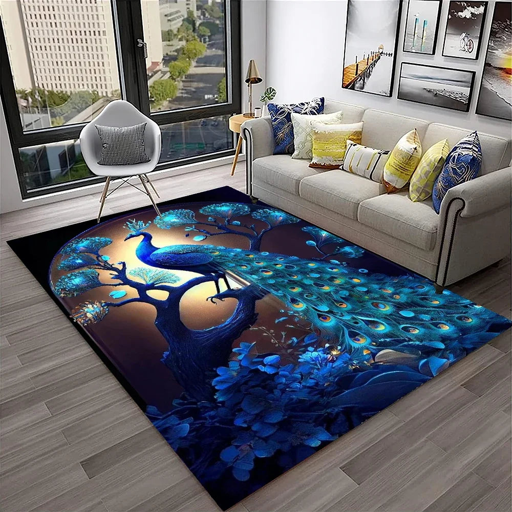 Peacock Rug Doormat