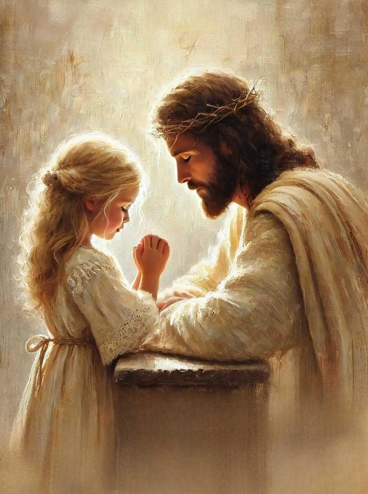 Jesus With Woman Christian Posters Savior