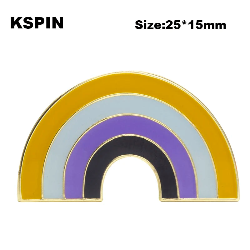 Non-binary Pride Pins Lapel Pins LGBTQ Community