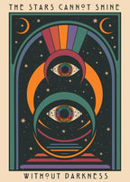 Bohemian Psychedelic 70s Poster Wall Art Canvas