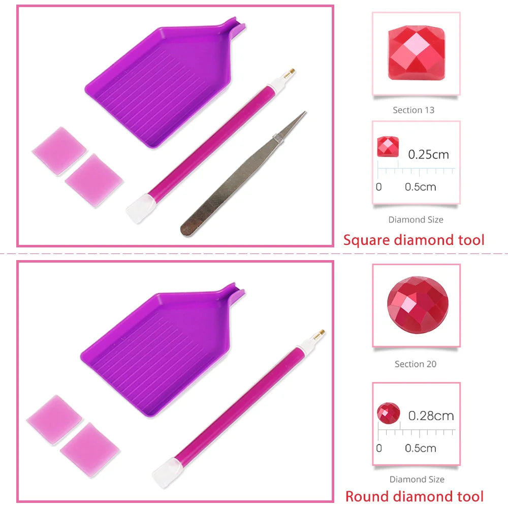 Huacan Peacock Diamond Painting Kit