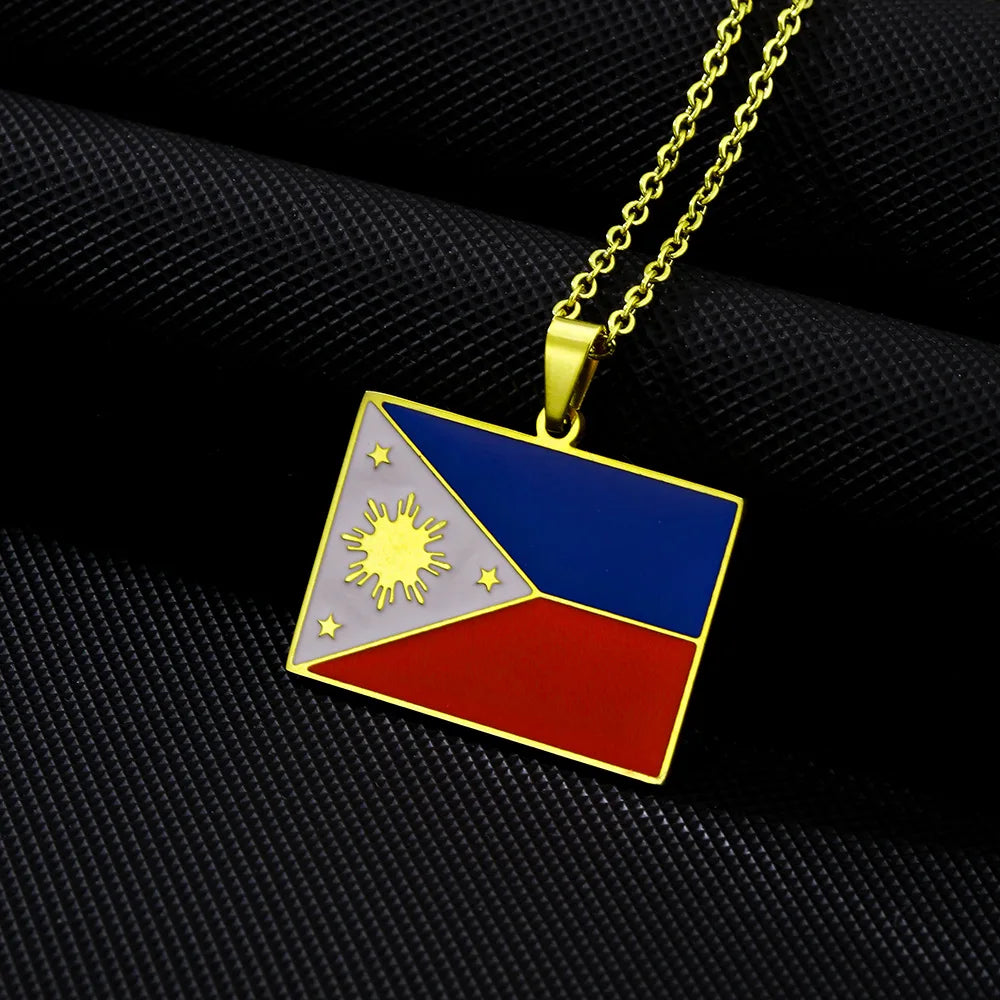 Philippine Flag Necklace