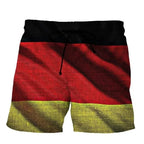 Germany National Emblem Flag Beach Shorts