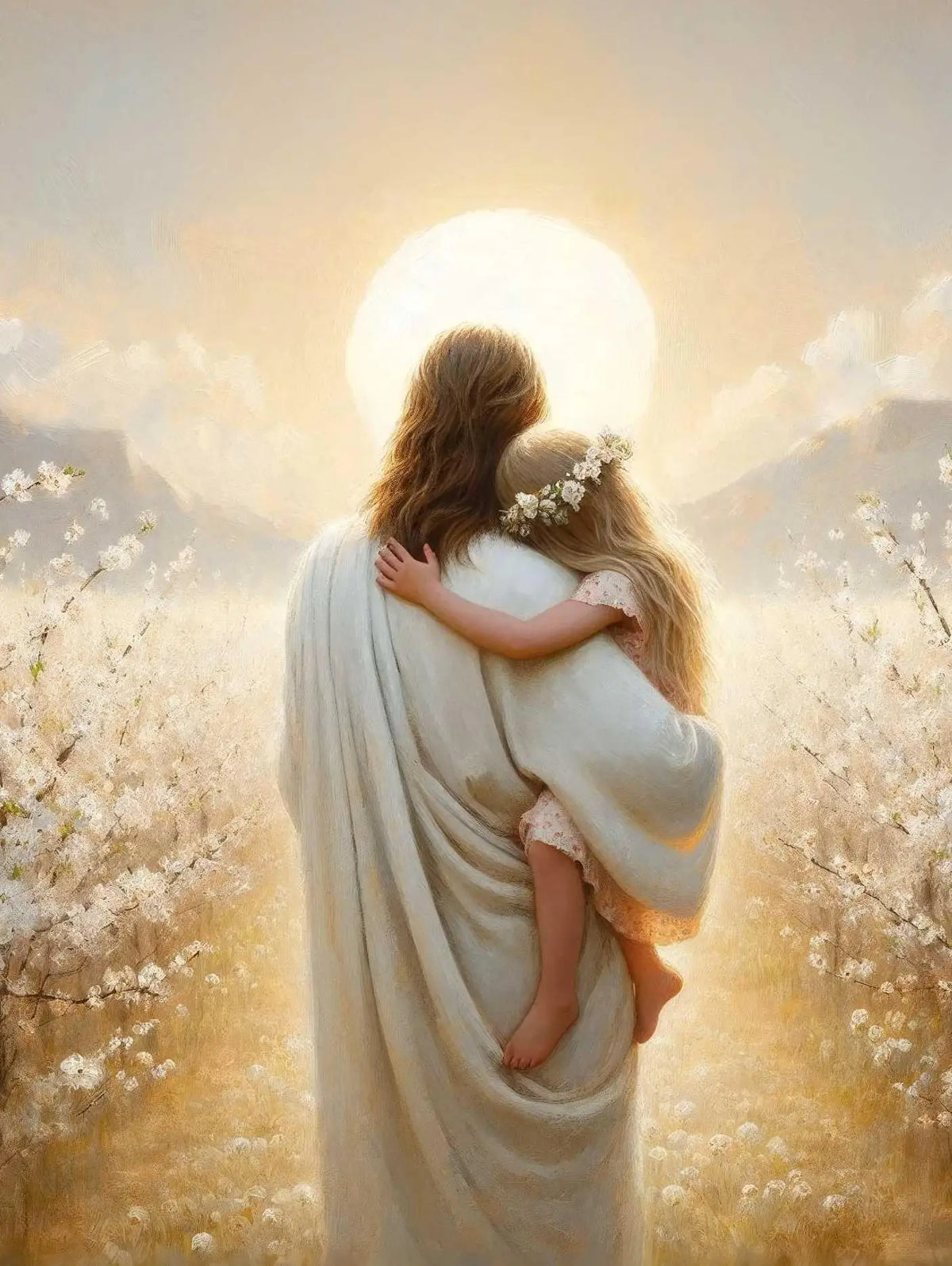 Jesus With Woman Christian Posters Savior