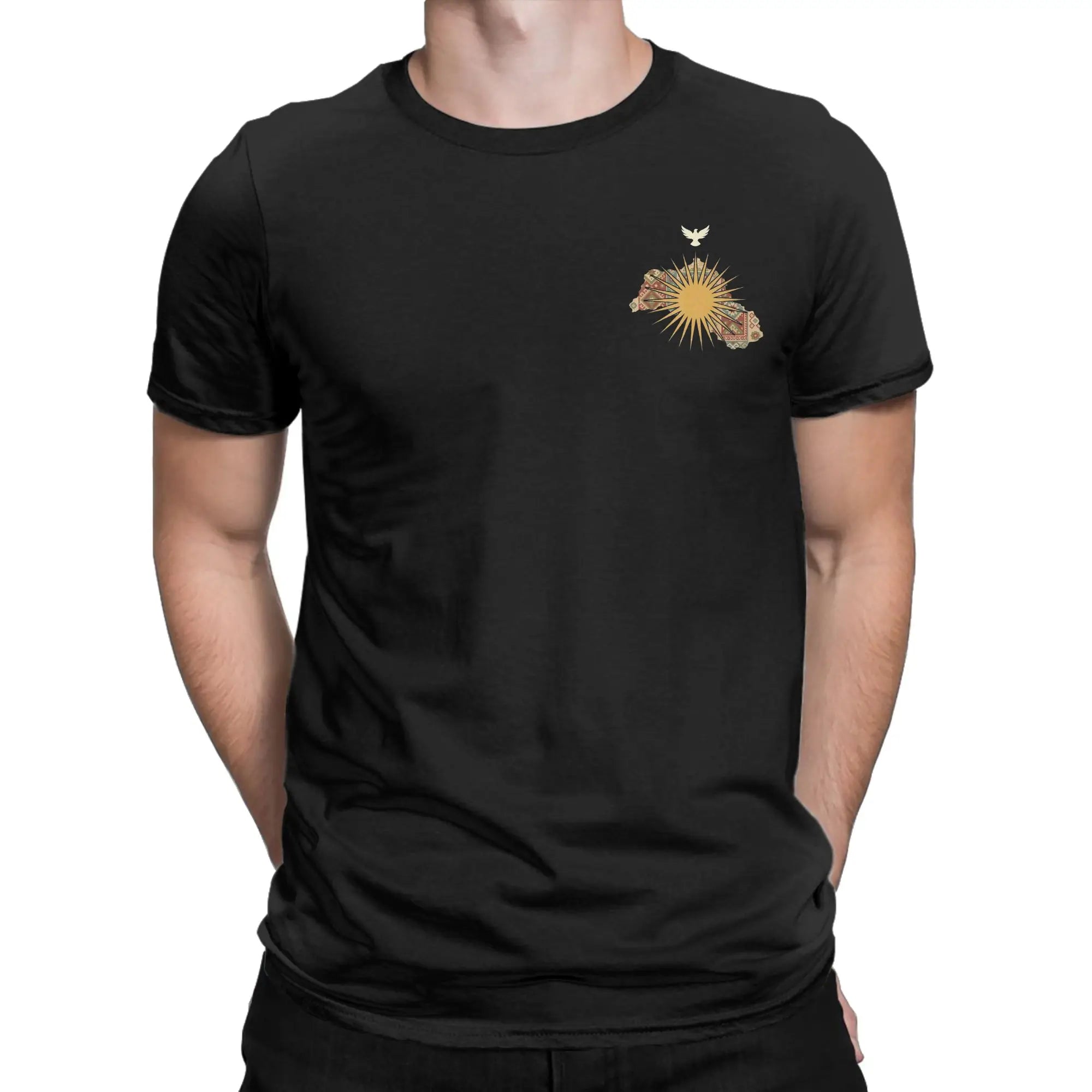Kurdistan Map Flag Culture Men's T Shirt