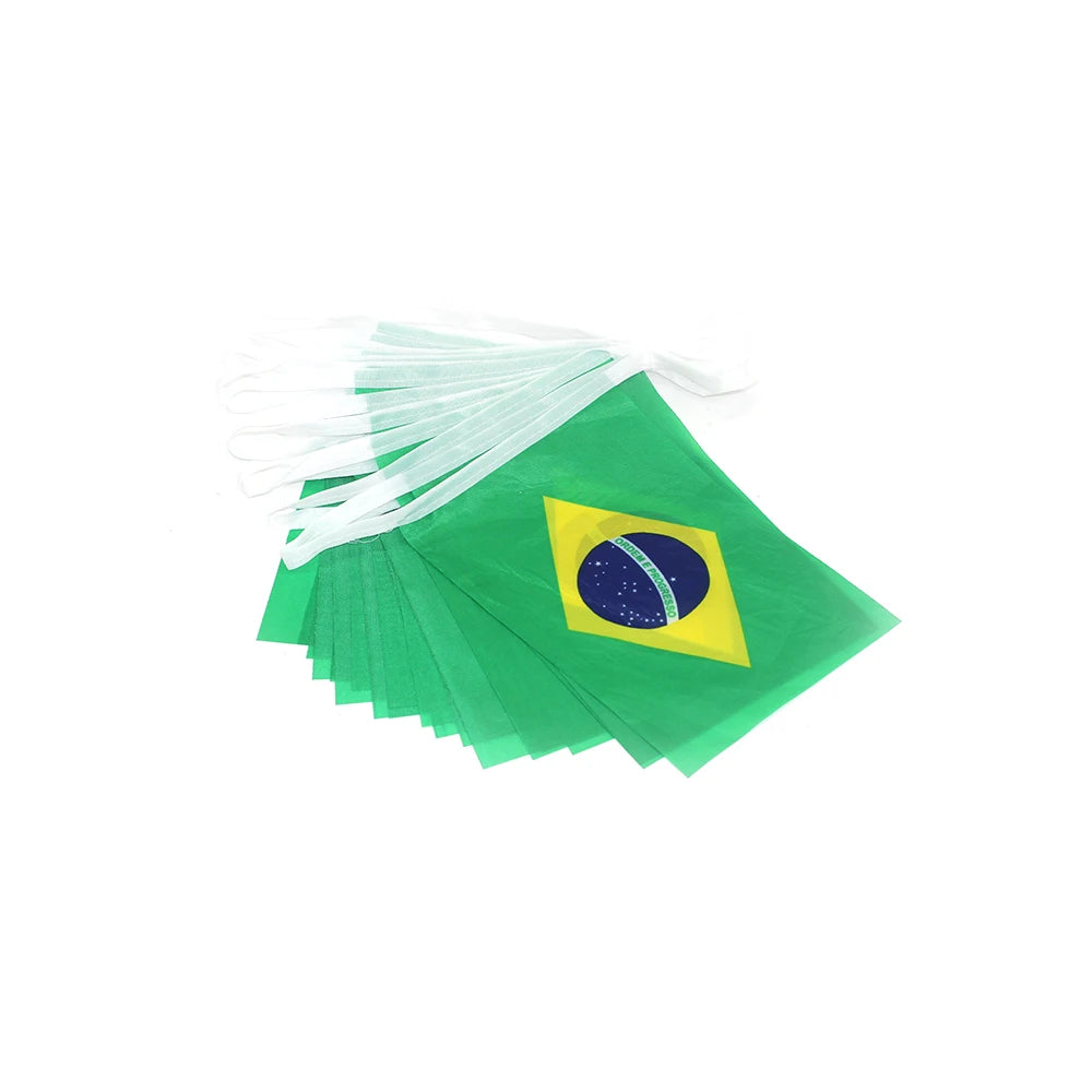 Brazil Flags Pennant Banner Set