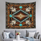 Native Tribal Navajo Vintage Tapestry Wall Hanging Decor