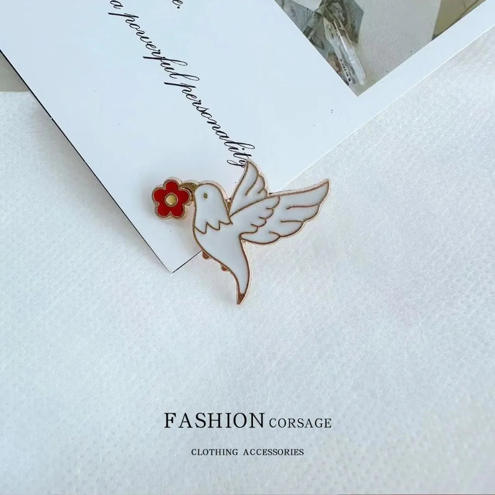 Peace Dove Olive Branch Pin