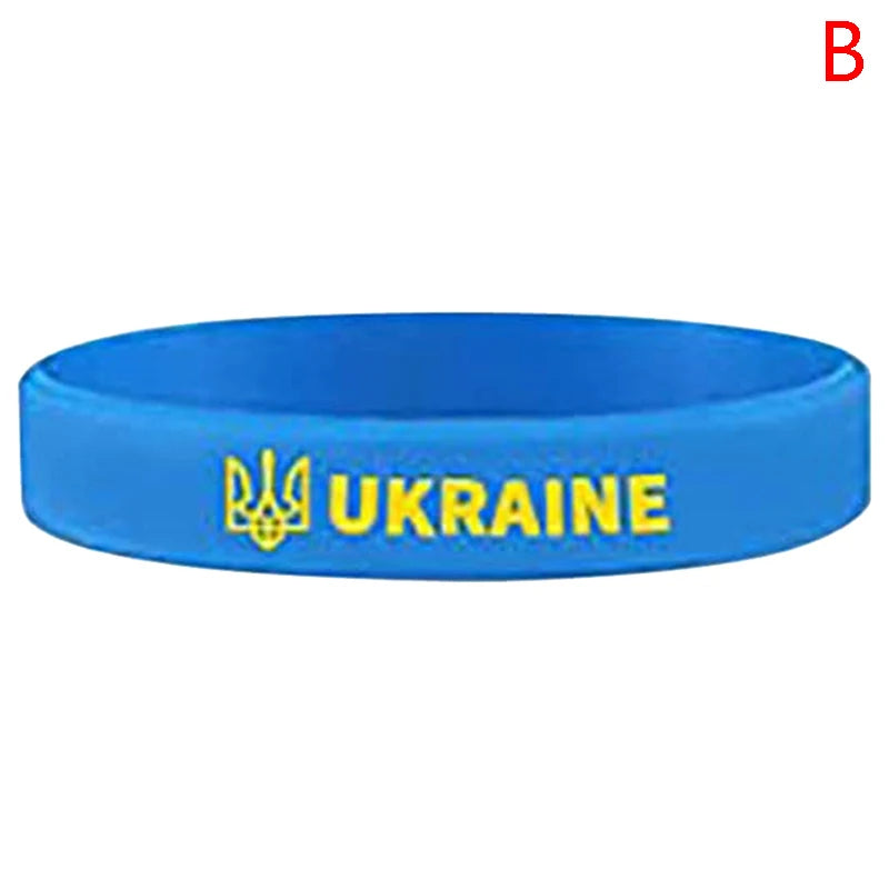 Ukraine Country Flags Wristband