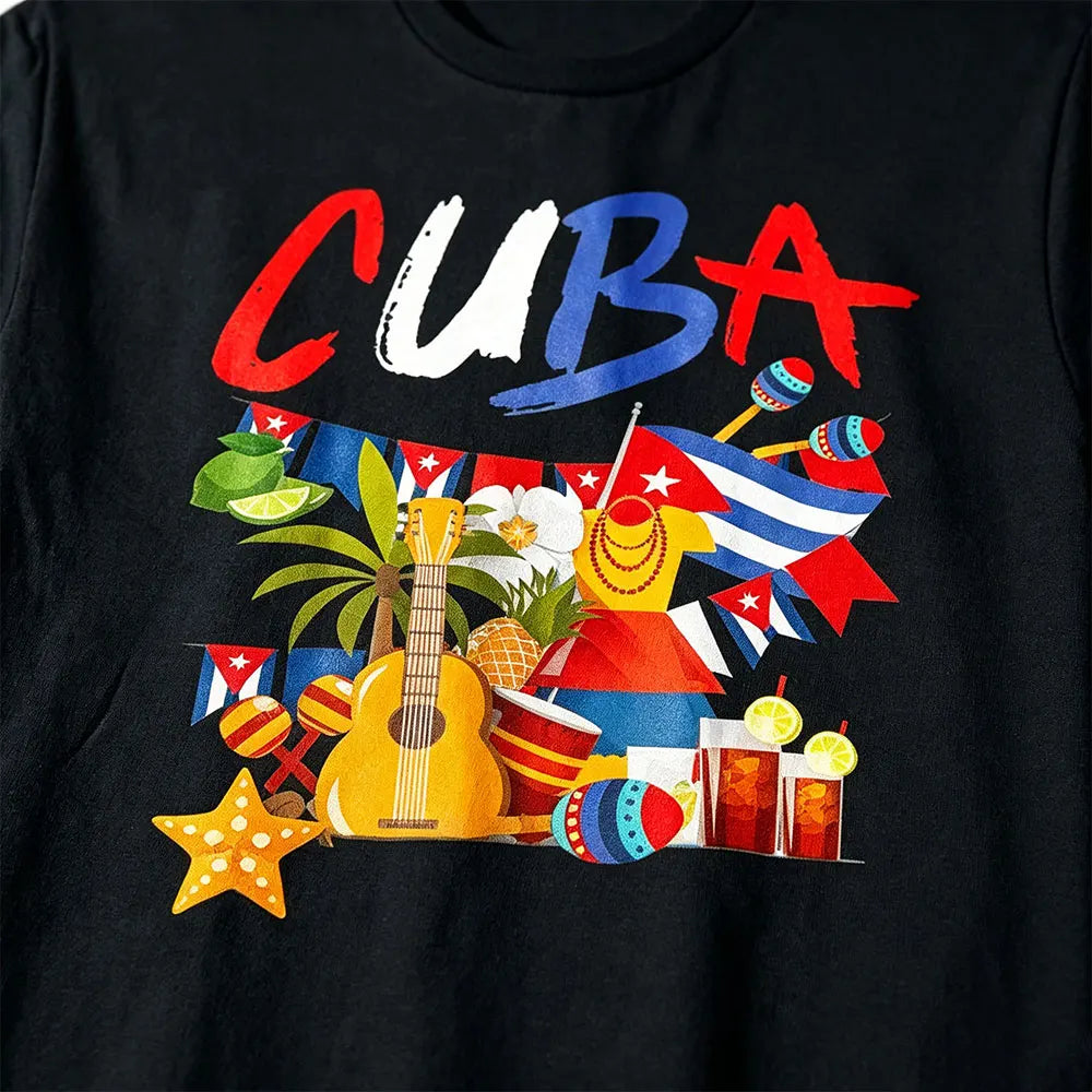 Cuba Flag Graphic T-Shirt