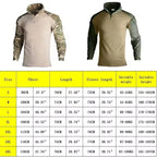 Afghan Flag Design Men's Long Sleeve Combat Uniform