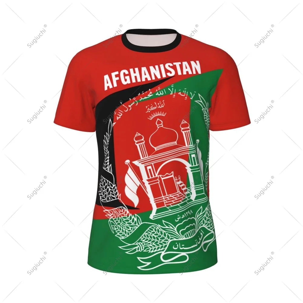 Afghanistan Flag Men Sports T-shirt