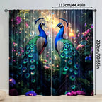 Peacock Garden Curtains