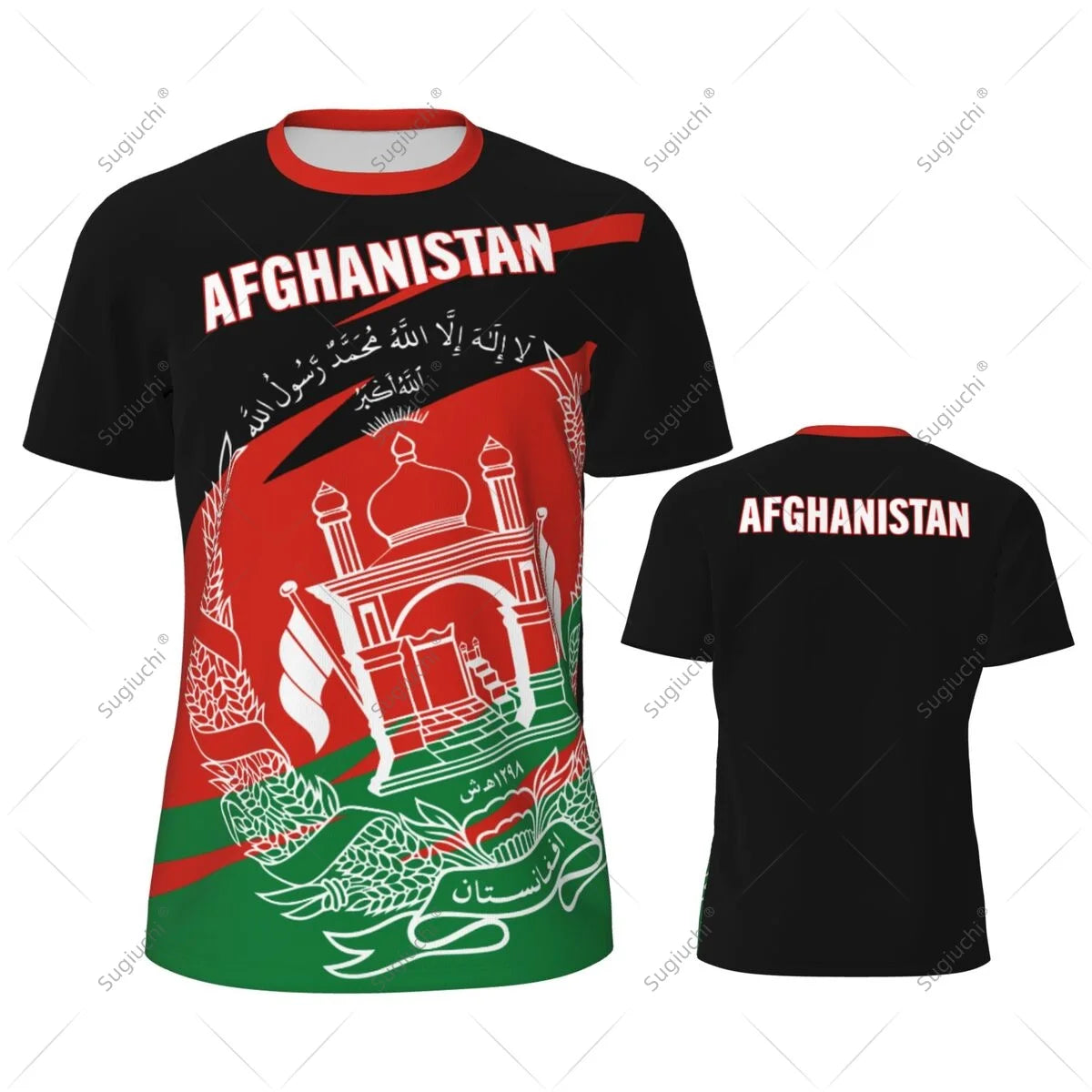 Afghanistan Flag Men Sports T-shirt