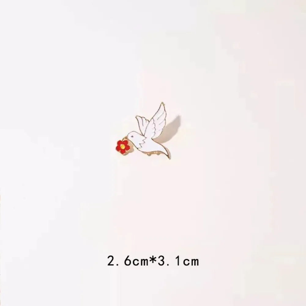 Peace Dove Olive Branch Pin