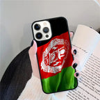 حافظات غطاء لهواتف آيفون 17 اير 16 15 14 12 13 11 برو ماكس آبل بلس SE2020 كوكيه بتصميم علم أفغانستان
