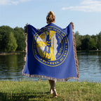 Nebraska United States of America Woven Throw Blanket