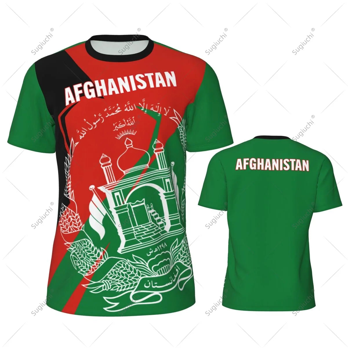 Afghanistan Flag Men Sports T-shirt