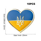 10pc Ukraine Friendship Badge International Collections