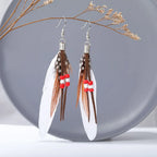 Feather earrings for women, Bohemian style