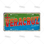 Artisian MEXICO License Plate
