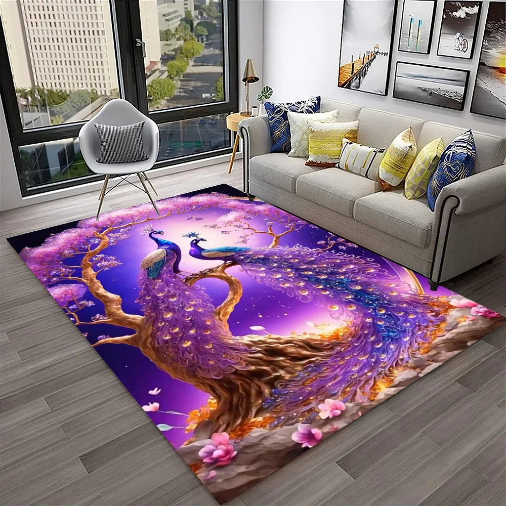 Peacock Rug Doormat