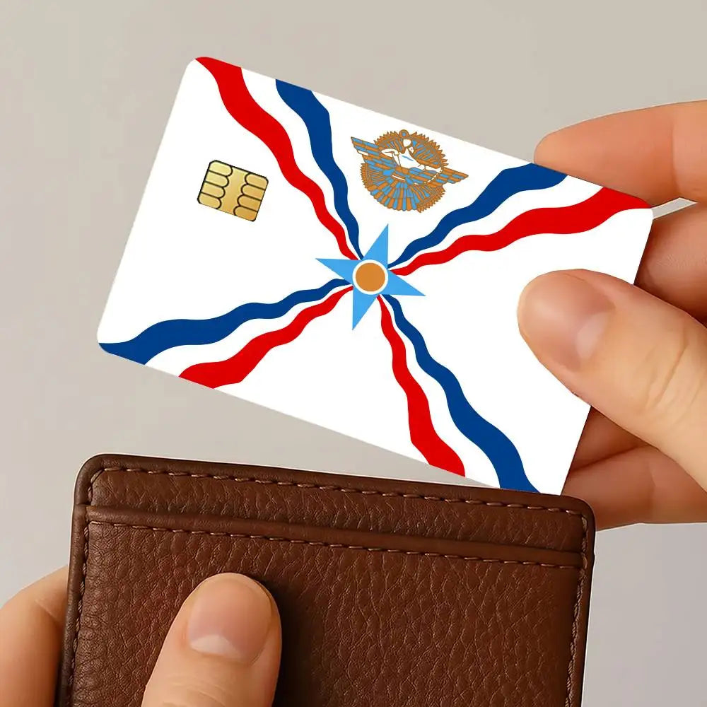 Flag Assyrian Credit Card Stickers