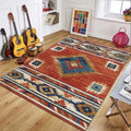 Southwest Native American Style Diamond Pattern Carpet