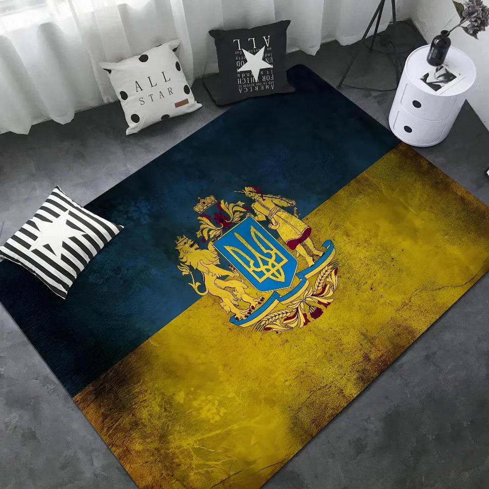 Ukraine Flag Entrance Door Mat