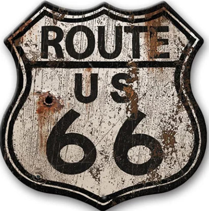 Route 66 America Signs Vintage Metal
