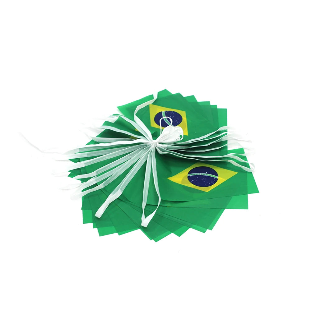 Brazil Flags Pennant Banner Set