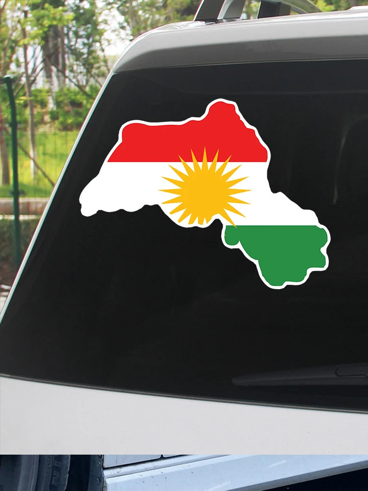 Kurdistan Map Sticker