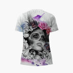 Skulls T-shirt Women's Short Sleeve, Day of the Dead