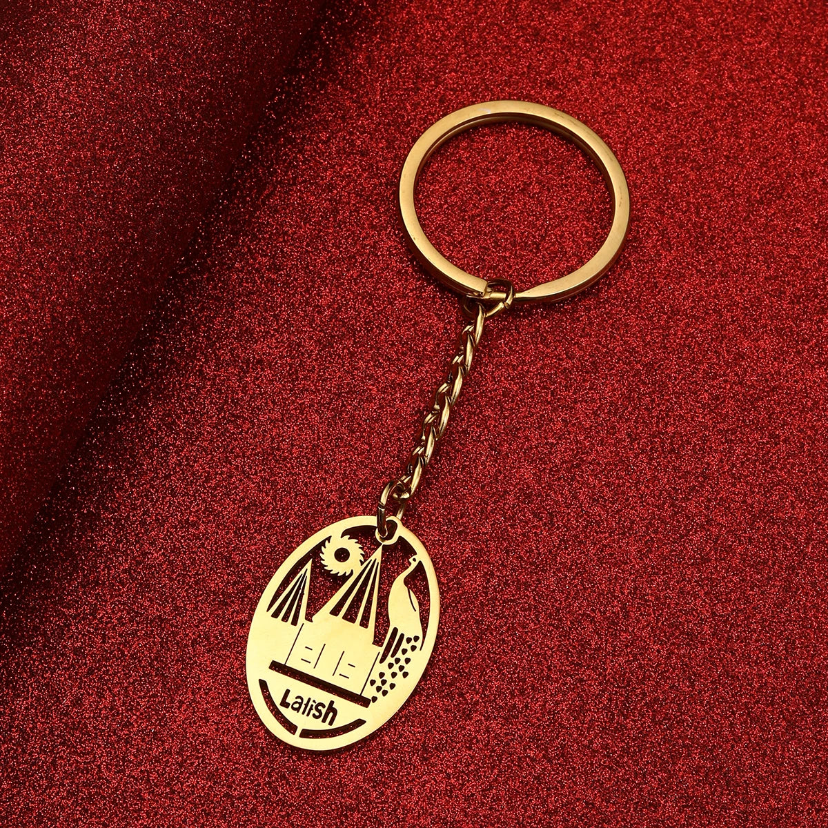 Peacock Yezidi Lalish Keychain